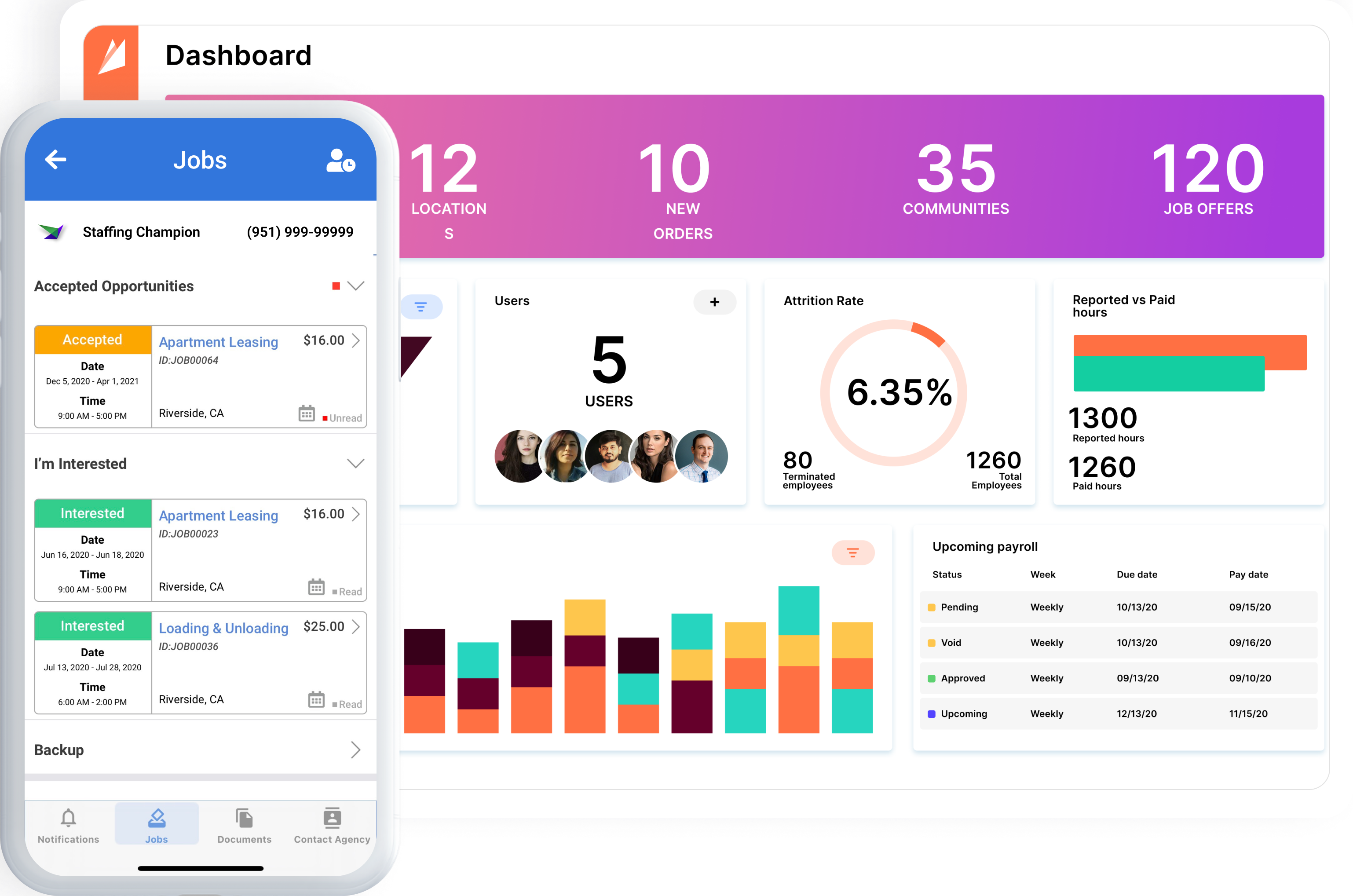 WurkNow Home Dashboard