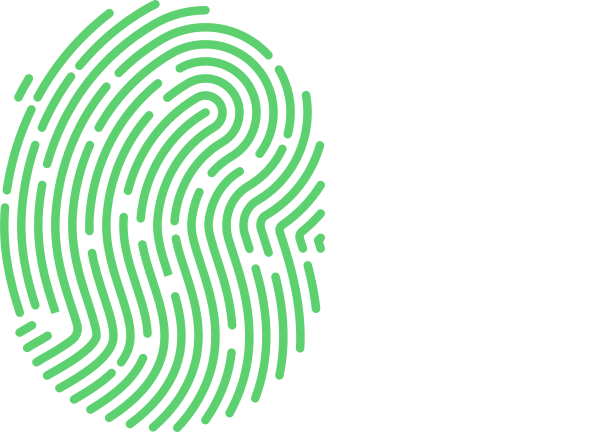Green Fingerprint Icon
